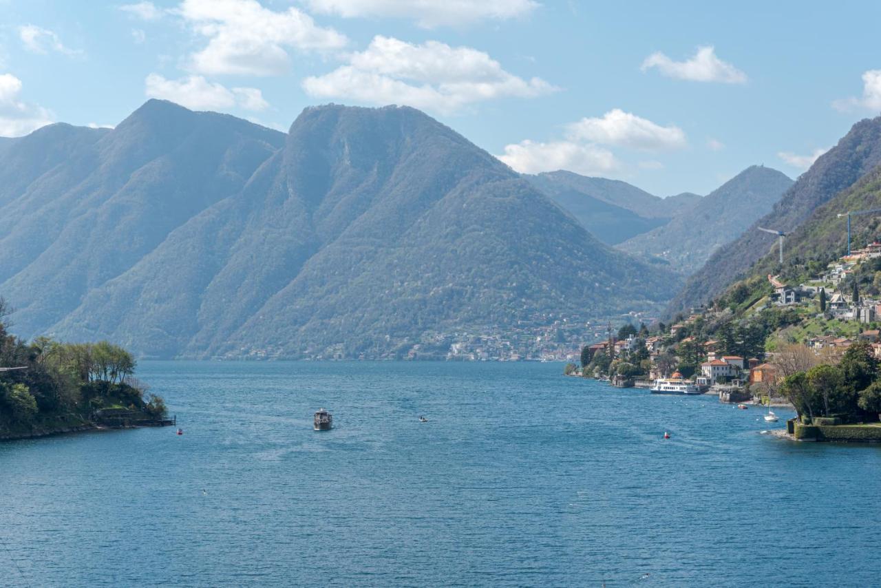 Lake Como Apartment With Balcony And Private Parking 欧苏西奥 外观 照片